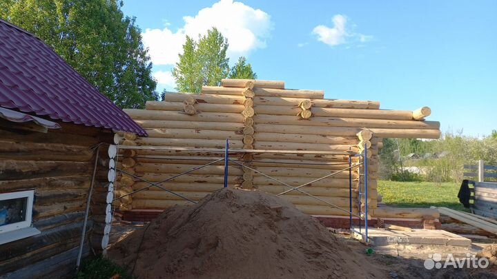Срубы с установкой под ключ