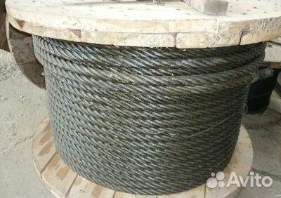 Трос канат стальной ф8,3мм гост2688-80 50м