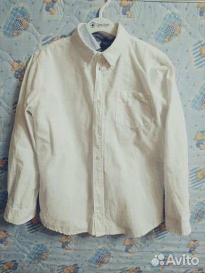 Рубашка белая хлопок