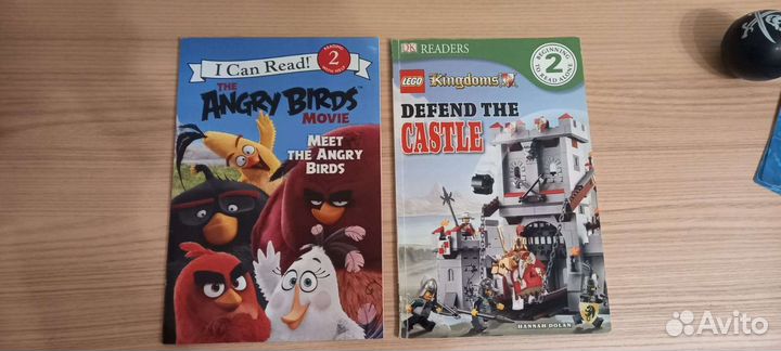 Книги по изучению английского Лего Angry birds