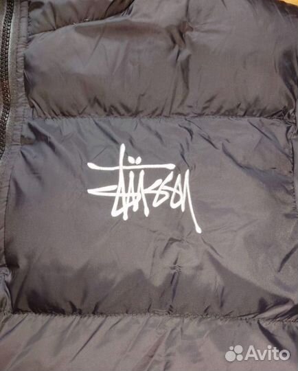Пуховик stussy micro ripstop (цена реальная )