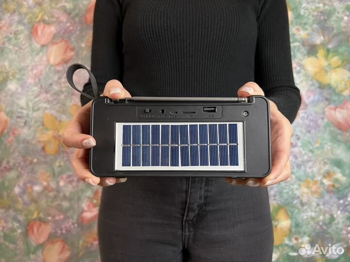 Блютуз колонка с радио