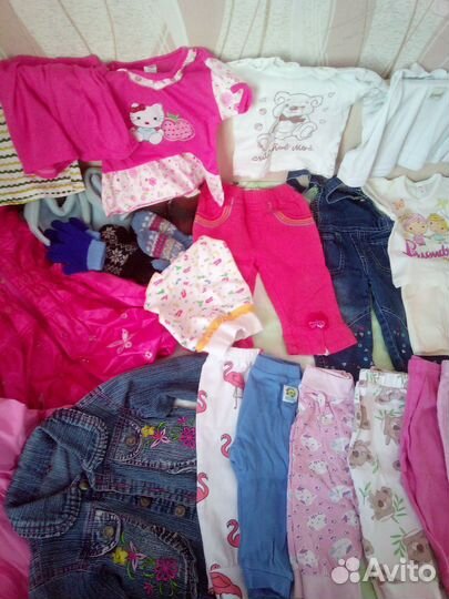 Вещи пакетом для девочки 6-18 месяцев