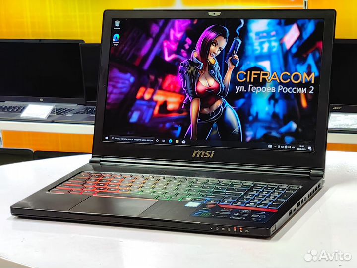 Игровой MSI 15.6''IPS 144Hz core i7 16GB GTX1060