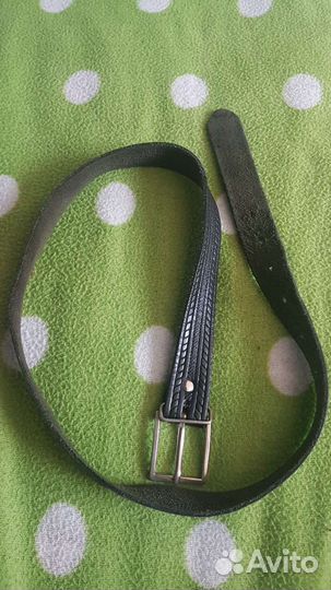 Кожаный ремень на 8-12 лет