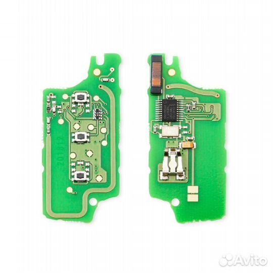 Плата 3 кнопки для ключа Citroen Peugeot с чипом