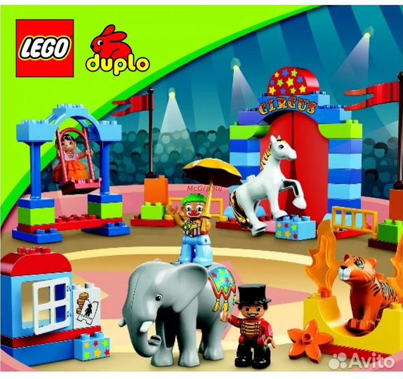 Лего дупло 2 набора конюшня и трейлер