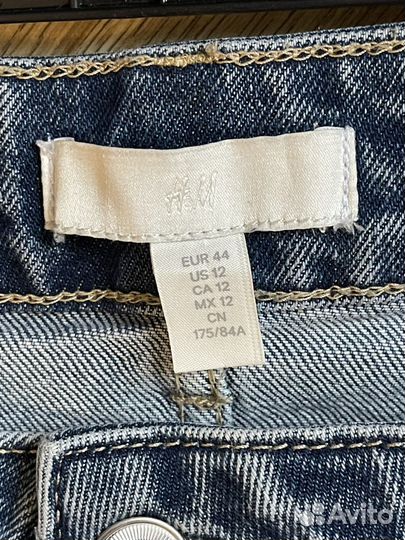 Джинсы Mom High Waist H&M (48-50)