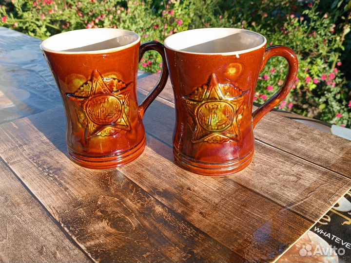 Кружки большие сувенирные с днём победы 900 мл