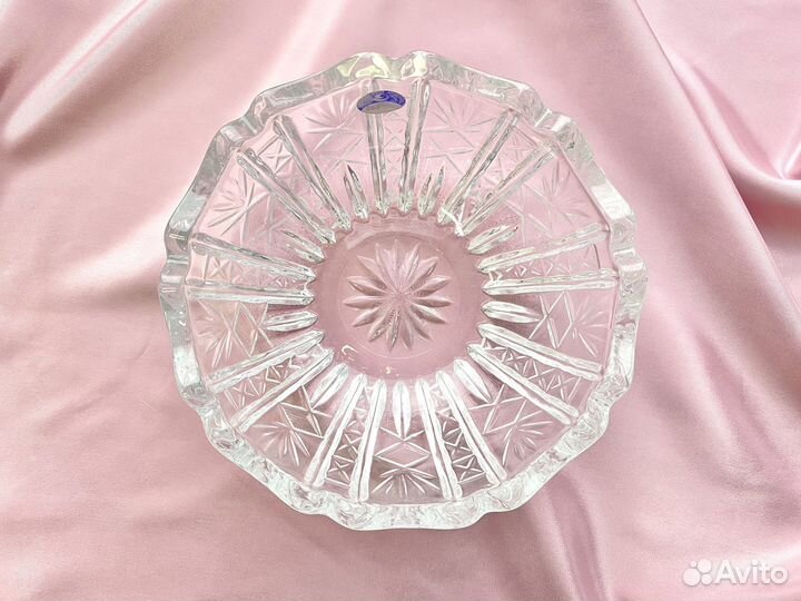 Вазы хрустальные (конфетница и салатница)