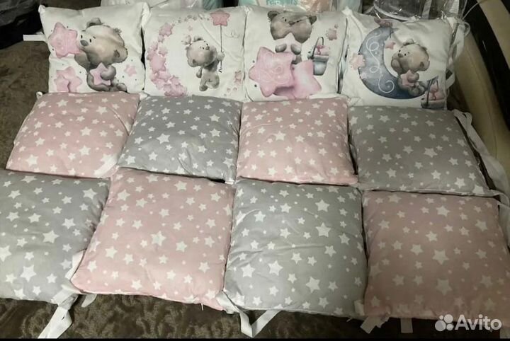 Бортики в кроватку