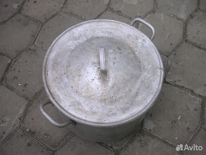 Кастрюля алюминиевая 40 литров