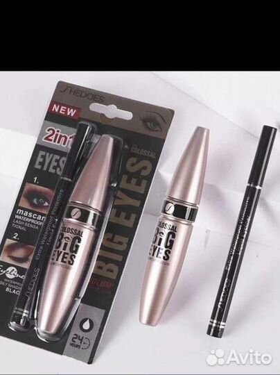 Набор 2в1 тушь+карандаш для глаз