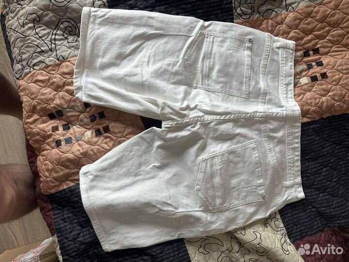 Джинсовые шорты белые