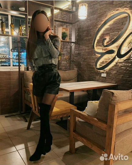 Кожаные шорты