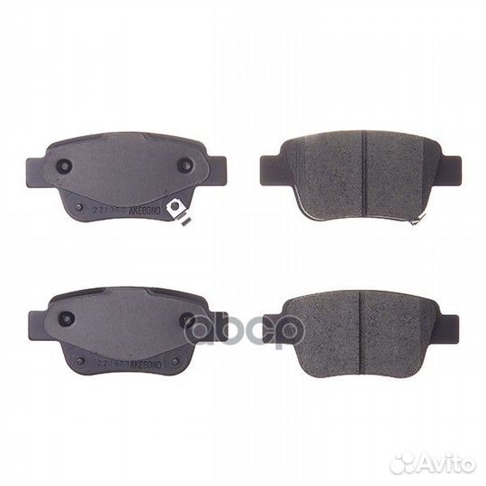 Колодки тормозные дисковые задние toyota avensis