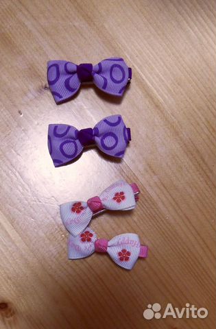 Резинки бамбоны Резинки-ободки Бант роза Гребешки