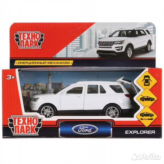 Машина Технопарк металл Ford Explorer 12 см двери