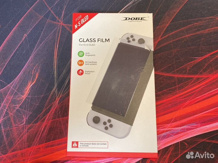 Защитное стекло на nintendo swich oled