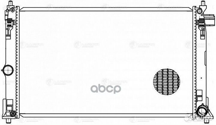 Радиатор охлаждения для а/м Toyota Corolla (18