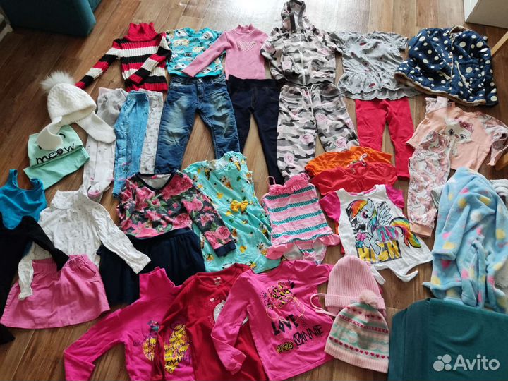 Вещи пакетом для девочки 104-110