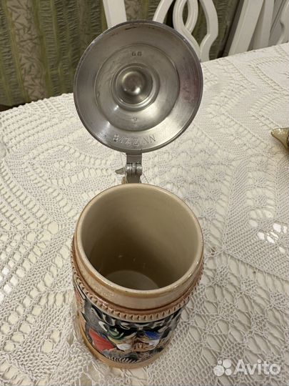 Продам коллекционную керамическую пивную кружку