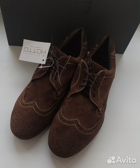 Ботинки броги Италия новые, оригинал