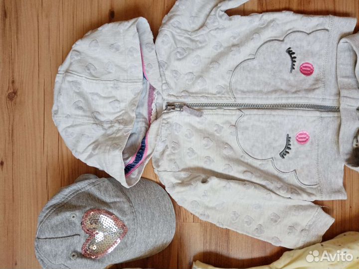 Вещи пакетом на девочку до года