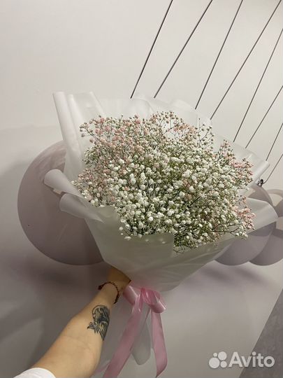 Гипсофила букет цветы подарок