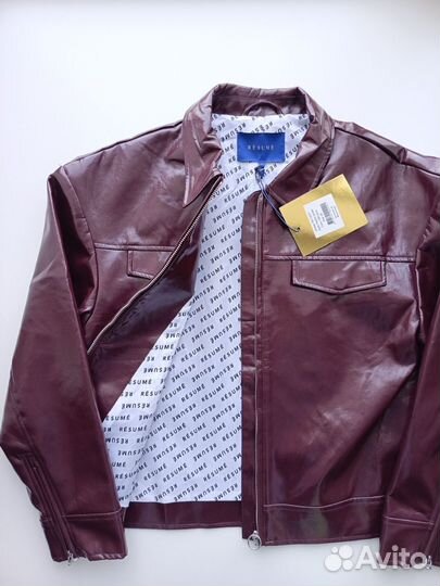 Куртка кожаная женская 46 48 новая Дания