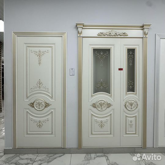 Двери межкомнатные остеклённые j-2463