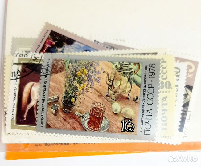 Тематические наборы марок 5шт. СССР