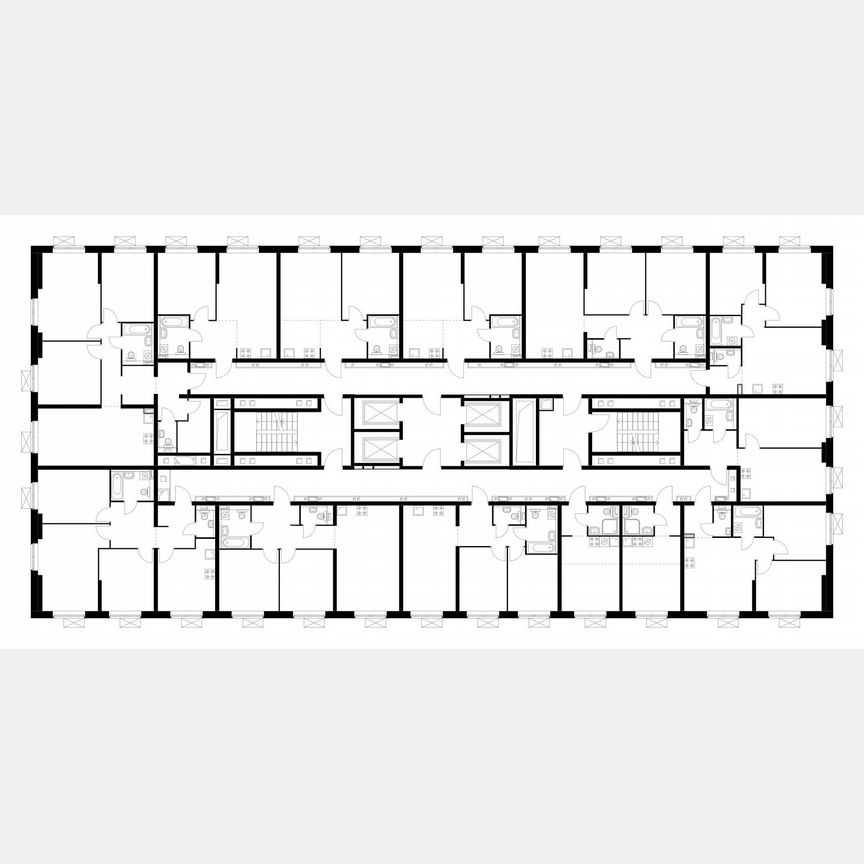 2-к. квартира, 60,8 м², 3/33 эт.