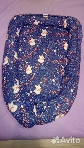 Кокон позиционер для новорожденных с бортиками