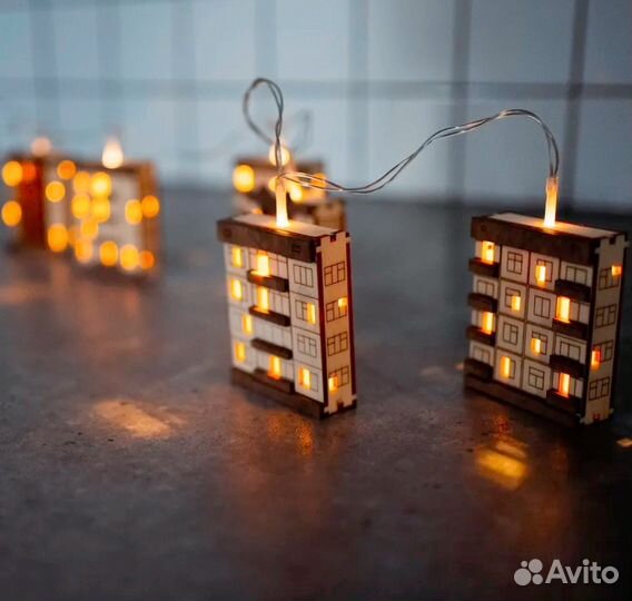 Гирлянда панельные дома