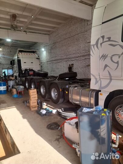 Гидравлика на тягач sitrak