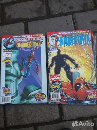 Комиксы том и джерри, человек паук и др