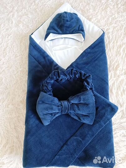 Конверт на выписку для мальчика весна осень