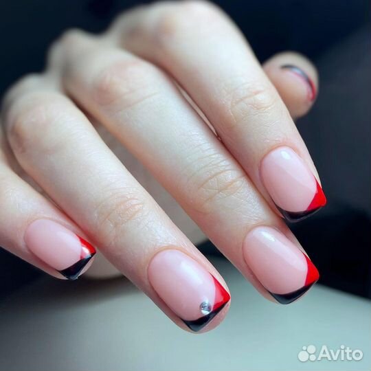 Маникюр+гель лак в салоне (мастер Виктория)