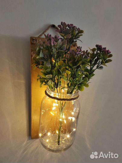 Декоративное панно-светильник