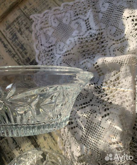 Хрустальные предметы для сервировки
