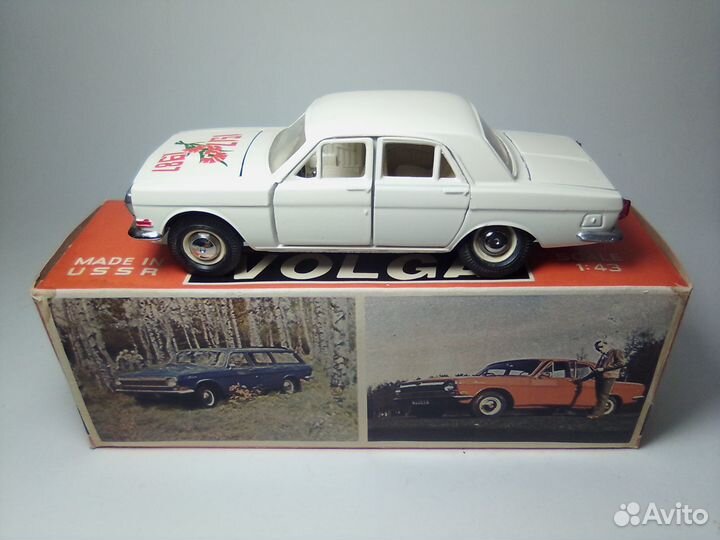 Волга газ 24, 1987г. модель СССР в масштабе 1:43