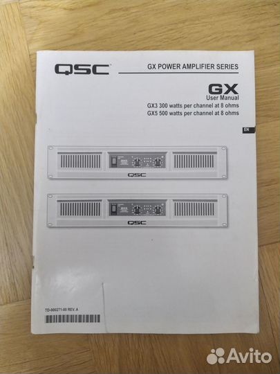 Усилитель мощности QSC GX3
