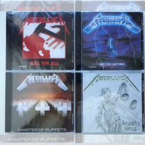 CD диски Metallica, Megadeth, Anthrax, Slayer