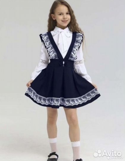 Сарафан школьный праздничный
