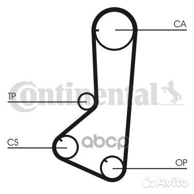 Ремень грм mitsu galant 2.0 92-96/L200 2.0 96