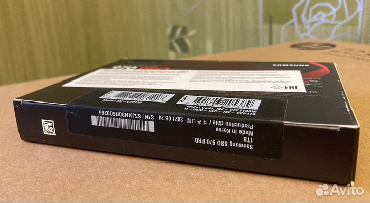 Samsung 970 PRO NVMe M.2 SSD 1TB