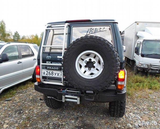 Cиловой задний бампер Тойота Ленд Крузер 71/76/78