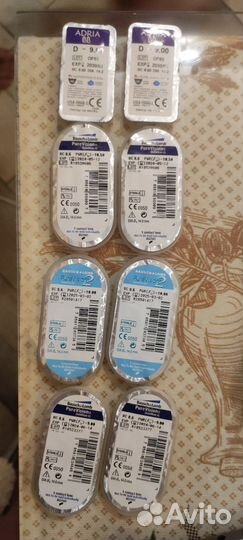 Линзы контактные