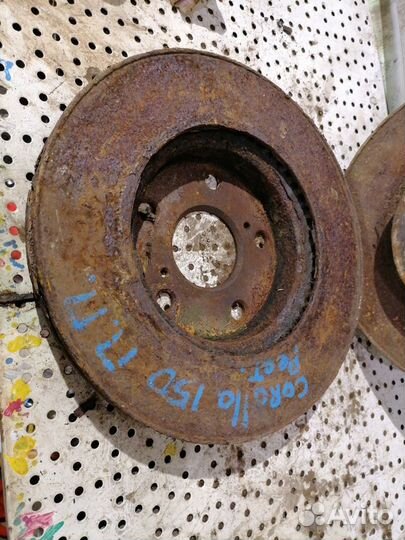 Диски тормозные передние Toyota Corolla 150 рестай